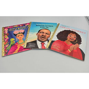 Golden Books, Children's Books, Lot of Three, MLK, Ophra